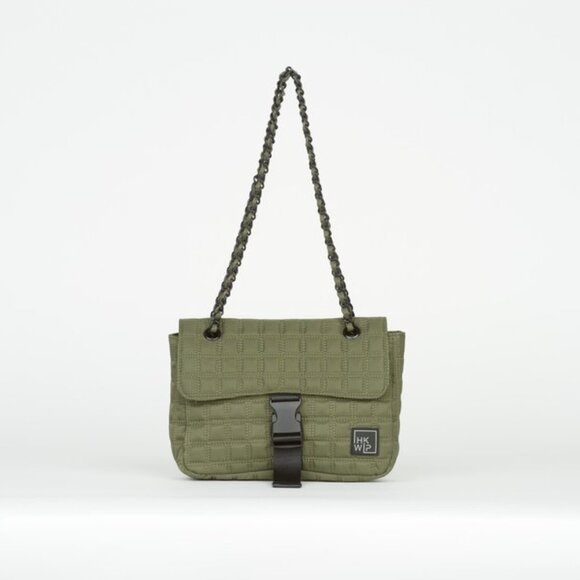 NWT IHKWIP Quilted Flap Convertible Shoulder Bag w/ Chain Strap - Picture 1 of 8